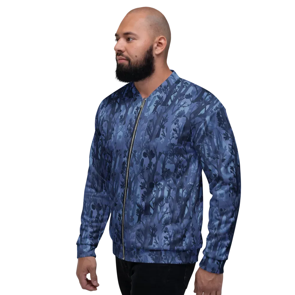 Moonlit Grove on Bomber Jacket — Left