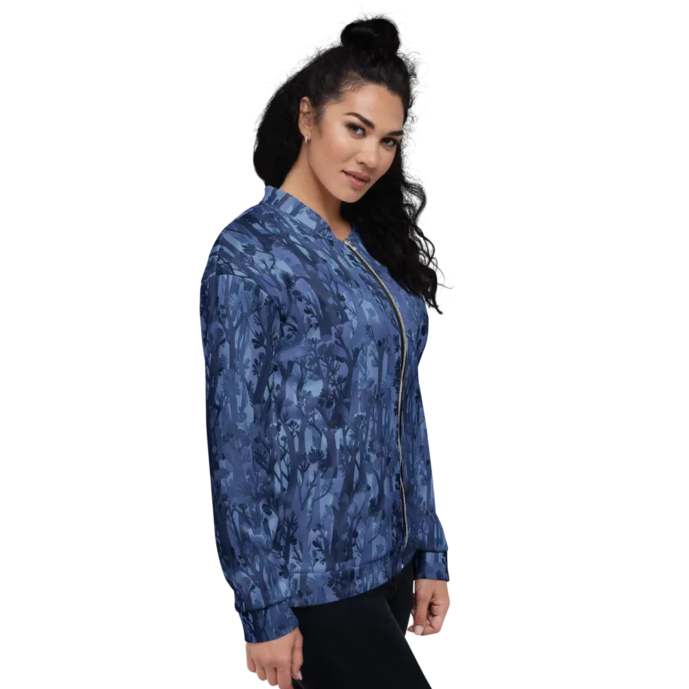 Moonlit Grove on Bomber Jacket — Right