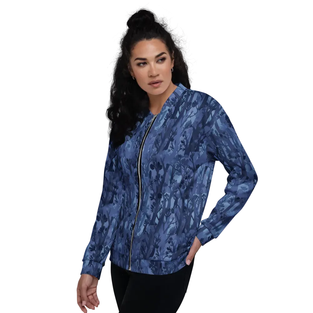 Moonlit Grove on Bomber Jacket — Left