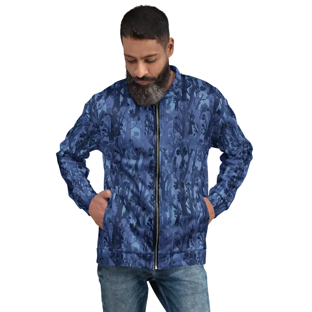 Moonlit Grove on Bomber Jacket — Front