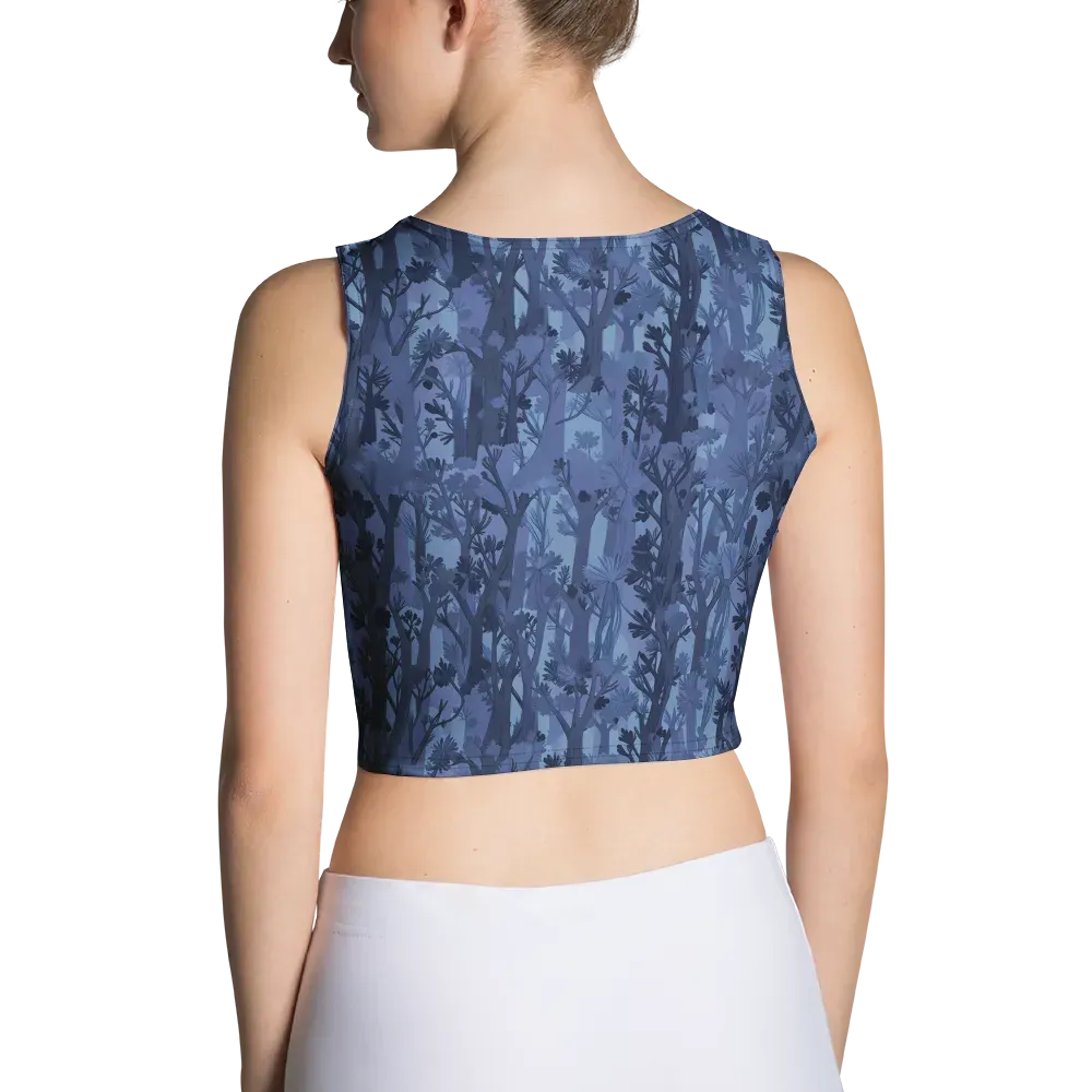 Moonlit Grove on Crop Top — Back