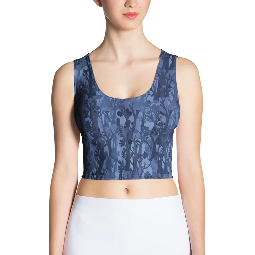 Moonlit Grove on Crop Top — Front