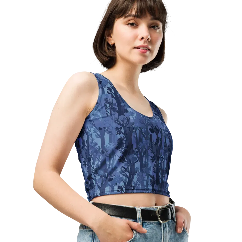 Moonlit Grove on Crop Top — Right Front
