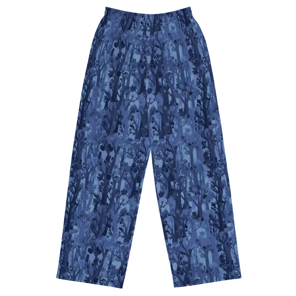Moonlit Grove on Wide-Leg Pants — Front