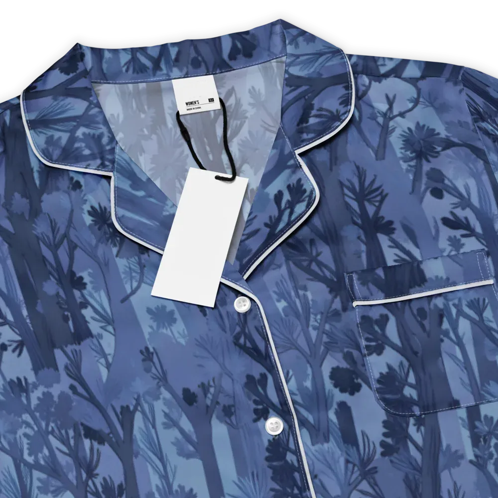 Moonlit Grove on Women's Short Sleeve Pajama Top — Product details