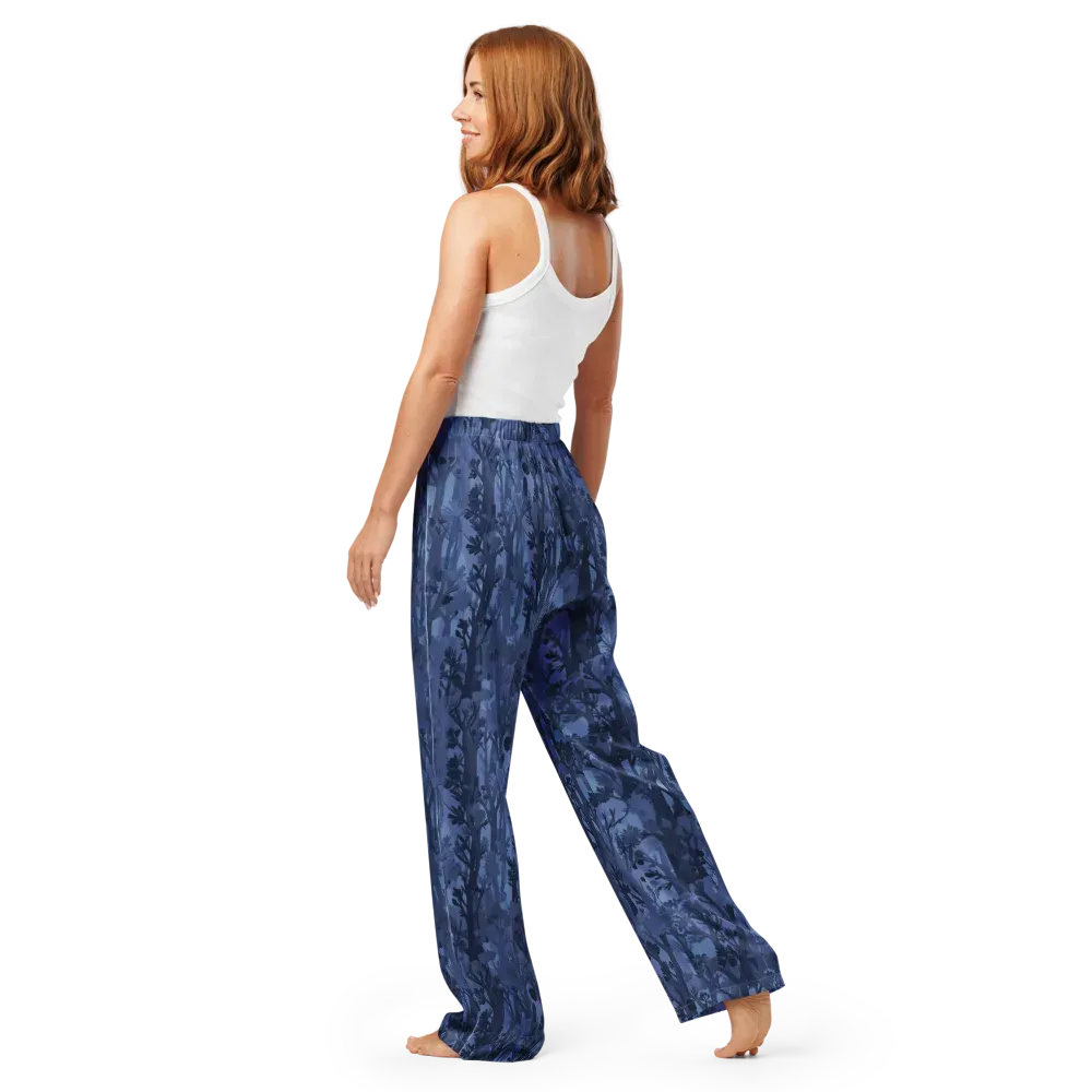 Moonlit Grove on Women's Pajama Pants — Back