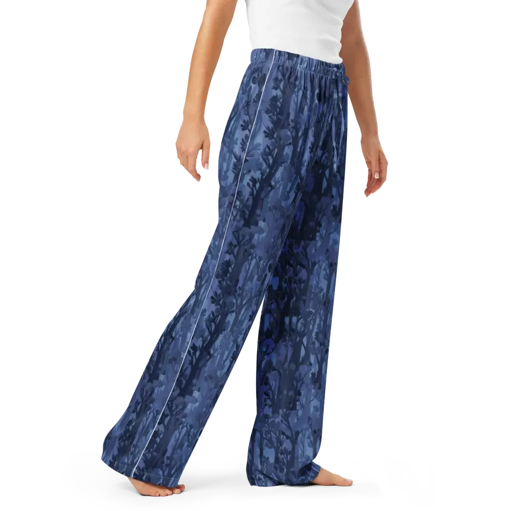 Moonlit Grove on Women's Pajama Pants — Right Front