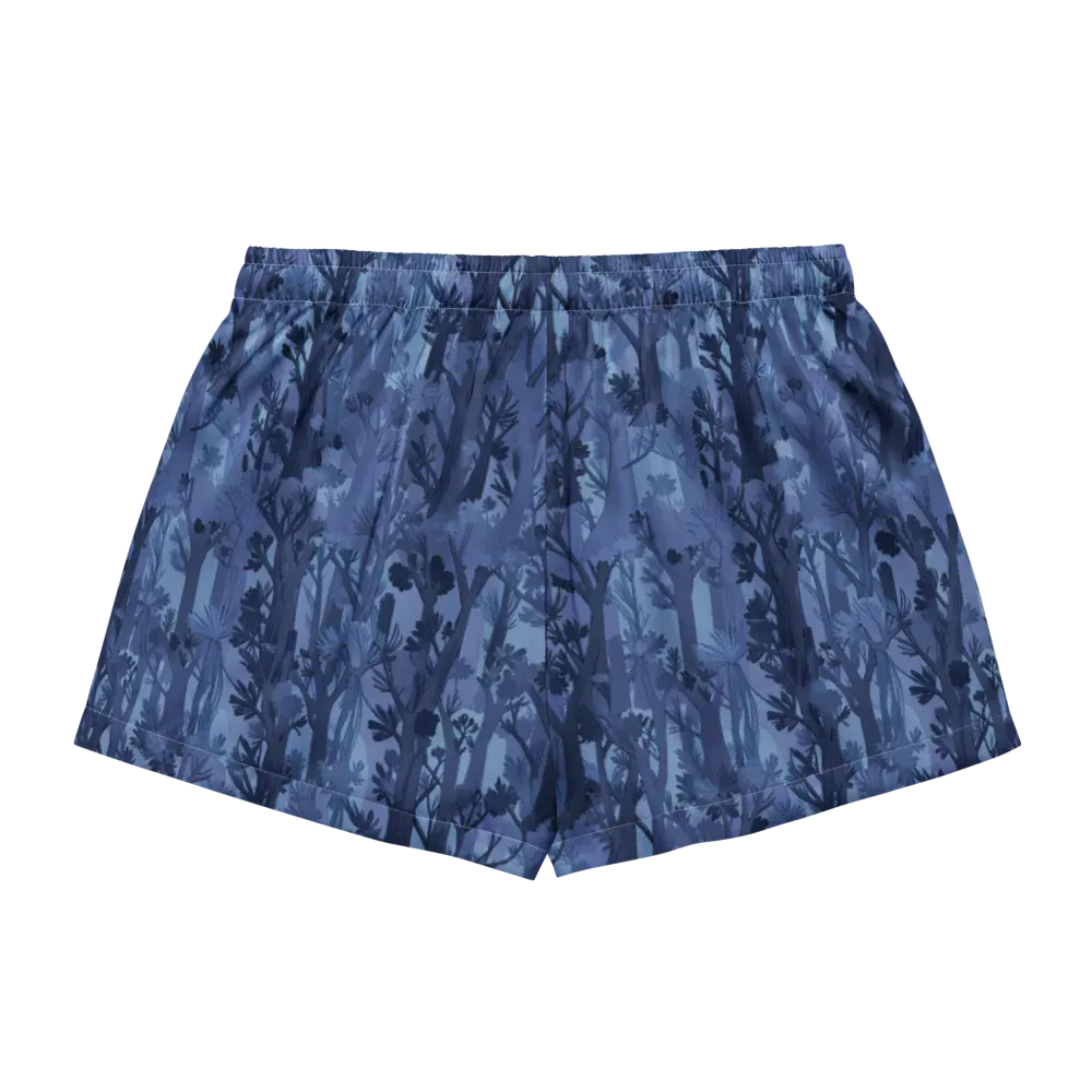 Moonlit Grove on Women's Pajama Shorts — Back