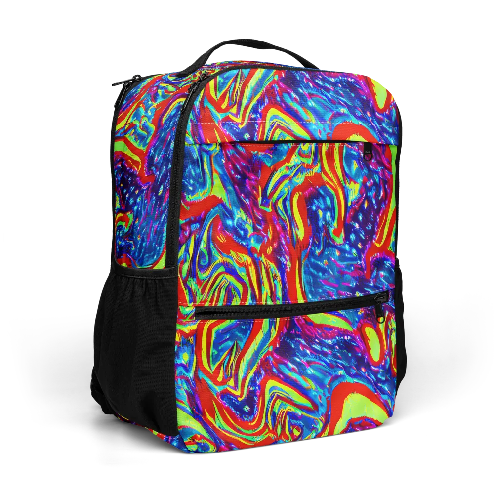 Scarlet Acid Garden on Utility Backpack — Right Front