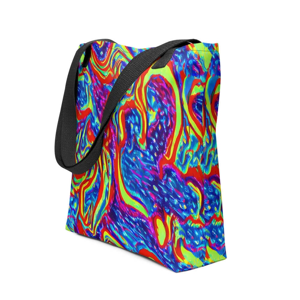 Scarlet Acid Garden on Tote Bag — Front