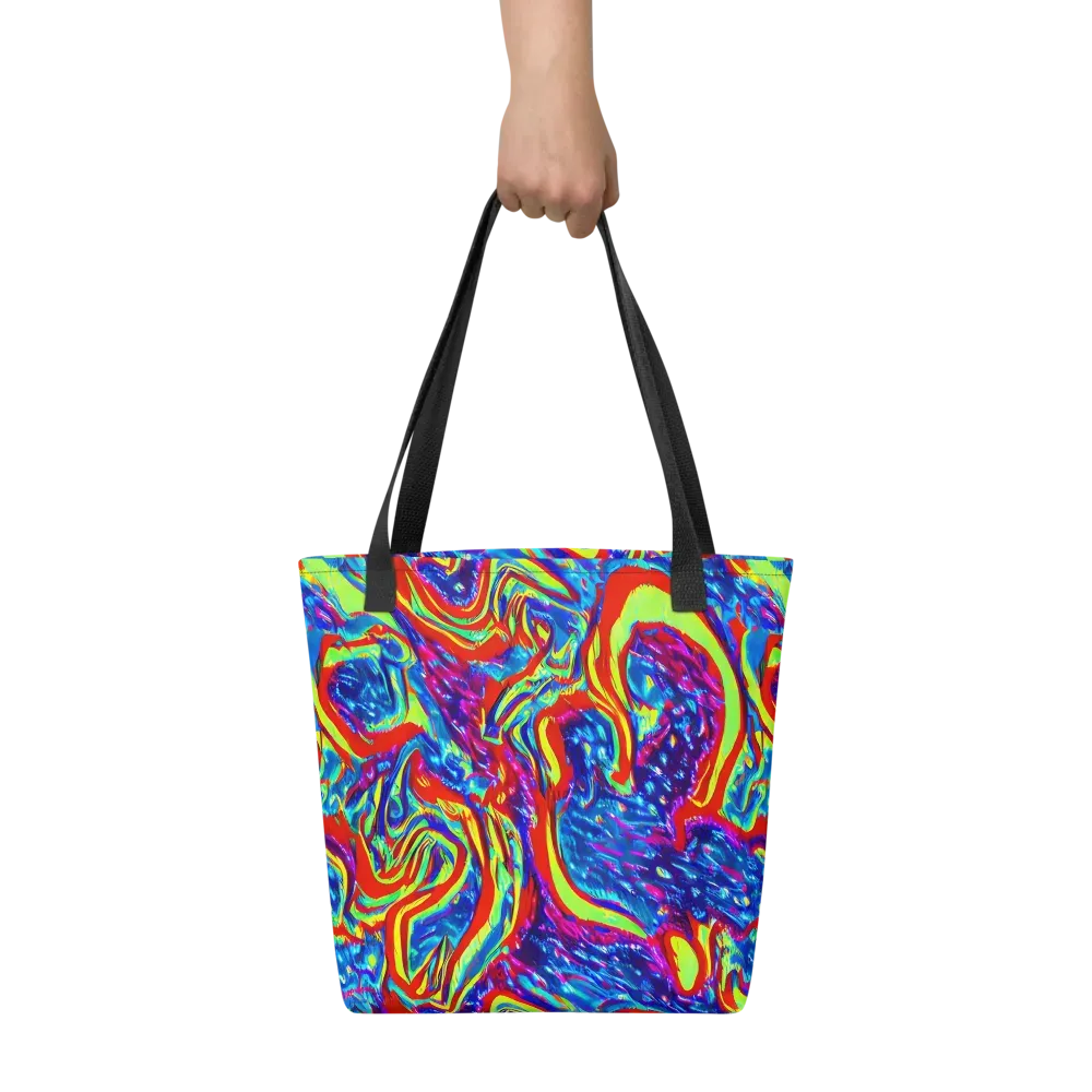 Scarlet Acid Garden on Tote Bag — Front
