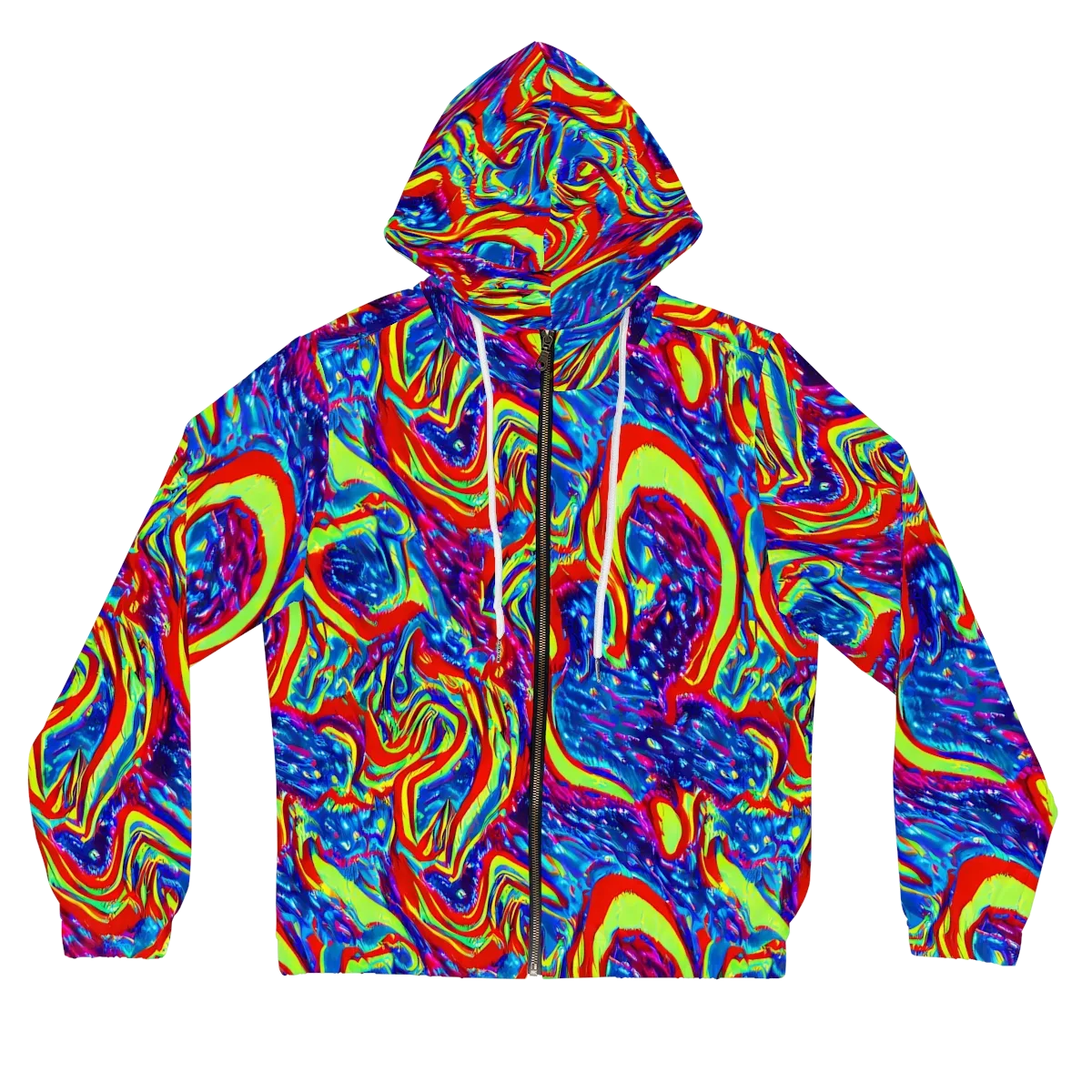 Scarlet Acid Garden on Women's Full-Zip Hoodie — Front