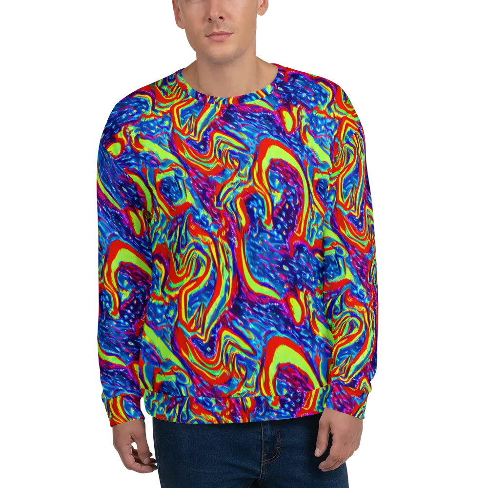 Scarlet Acid Garden on Sweatshirt — Front