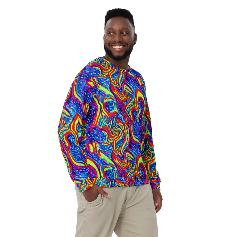 Scarlet Acid Garden on Sweatshirt — Front