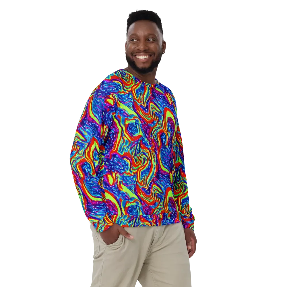 Scarlet Acid Garden on Sweatshirt — Front