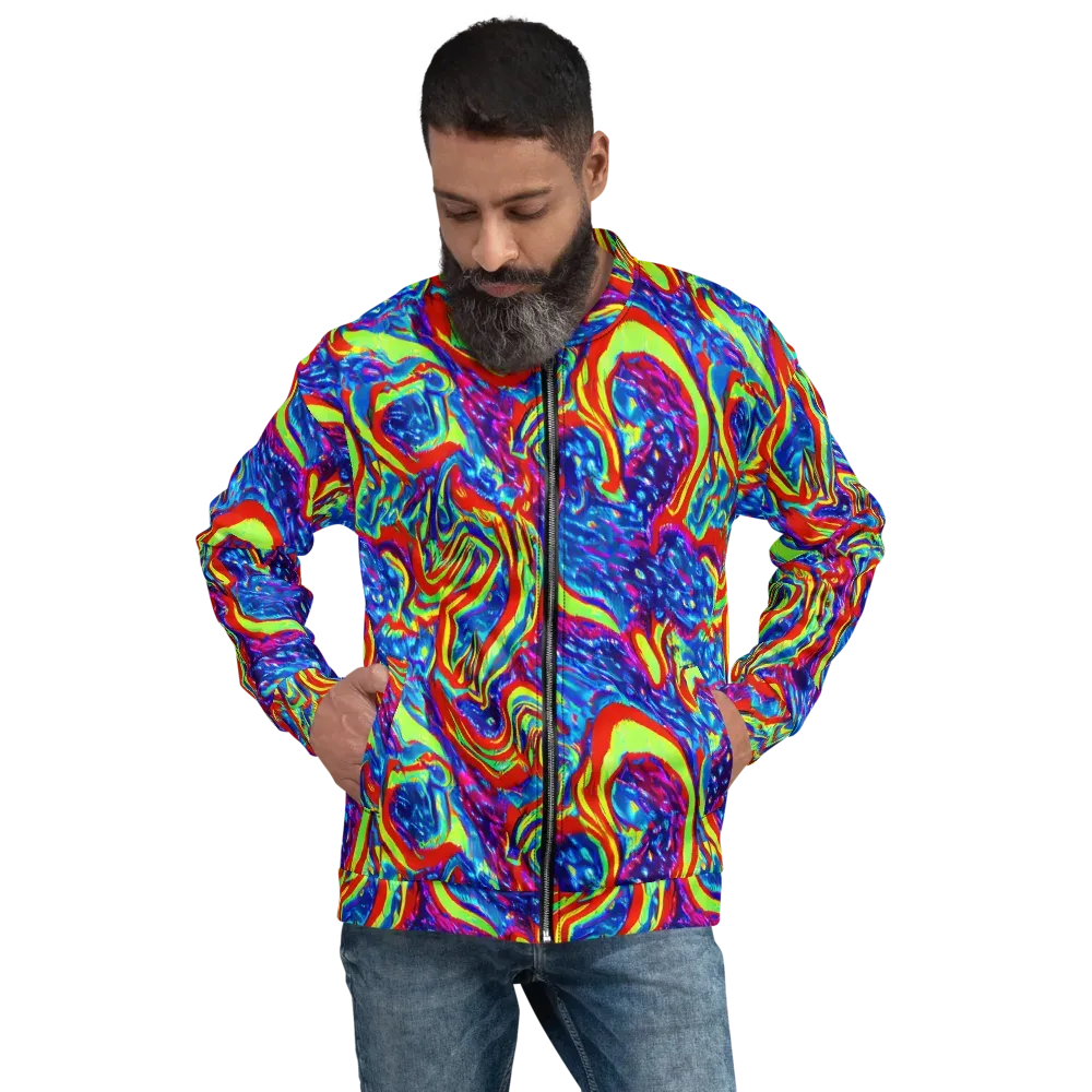 Scarlet Acid Garden on Bomber Jacket — Front