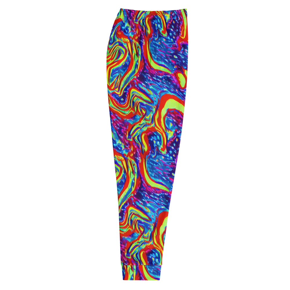 Scarlet Acid Garden on Men's Joggers — Right