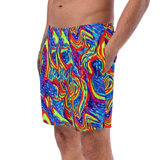 Scarlet Acid Garden on a Swim Trunks