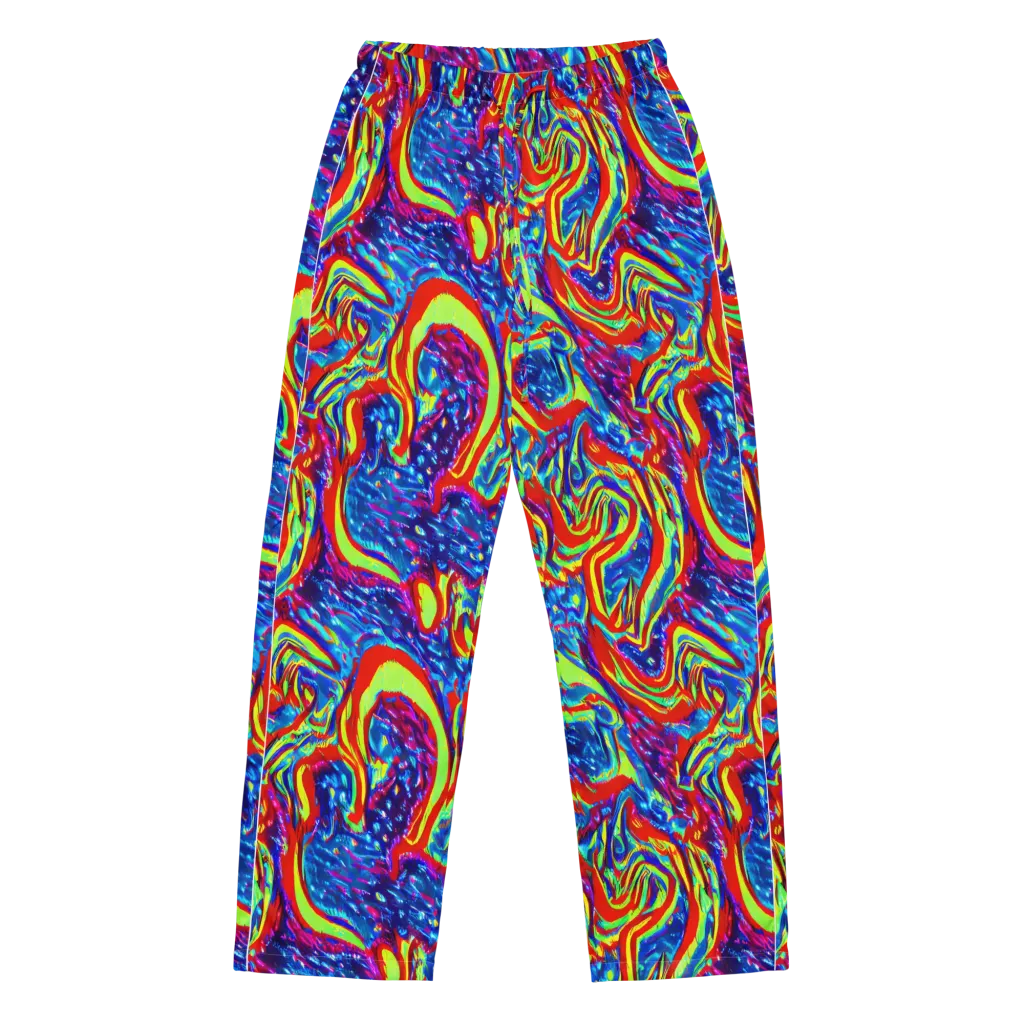 Scarlet Acid Garden on Women's Pajama Pants — Front