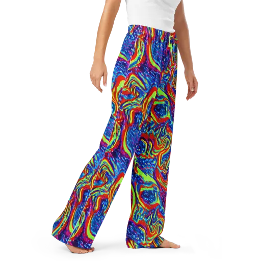 Scarlet Acid Garden on a Women's Pajama Pants