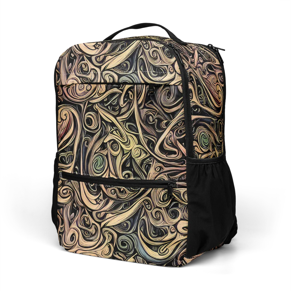 Gilded Whirl on Utility Backpack — Left Front