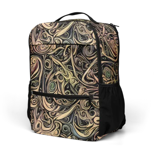 Gilded Whirl on a Utility Backpack