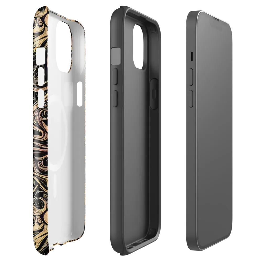 Gilded Whirl on MagSafe Tough Case for iPhone® — Front