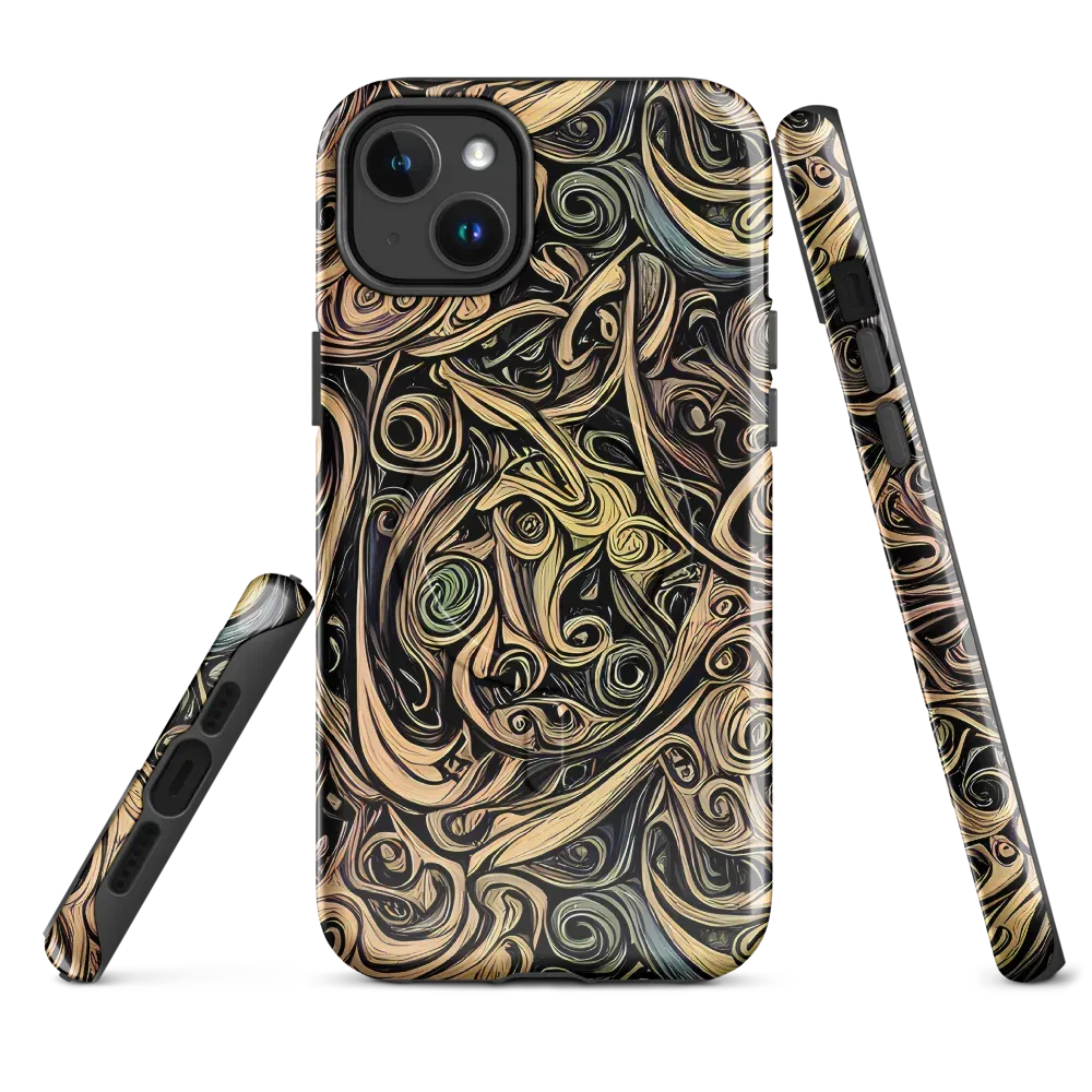 Gilded Whirl on MagSafe Tough Case for iPhone® — Front