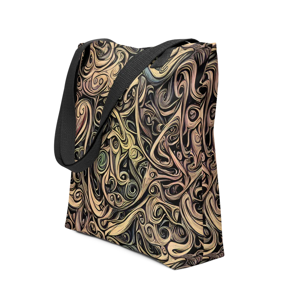 Gilded Whirl on Tote Bag — Front