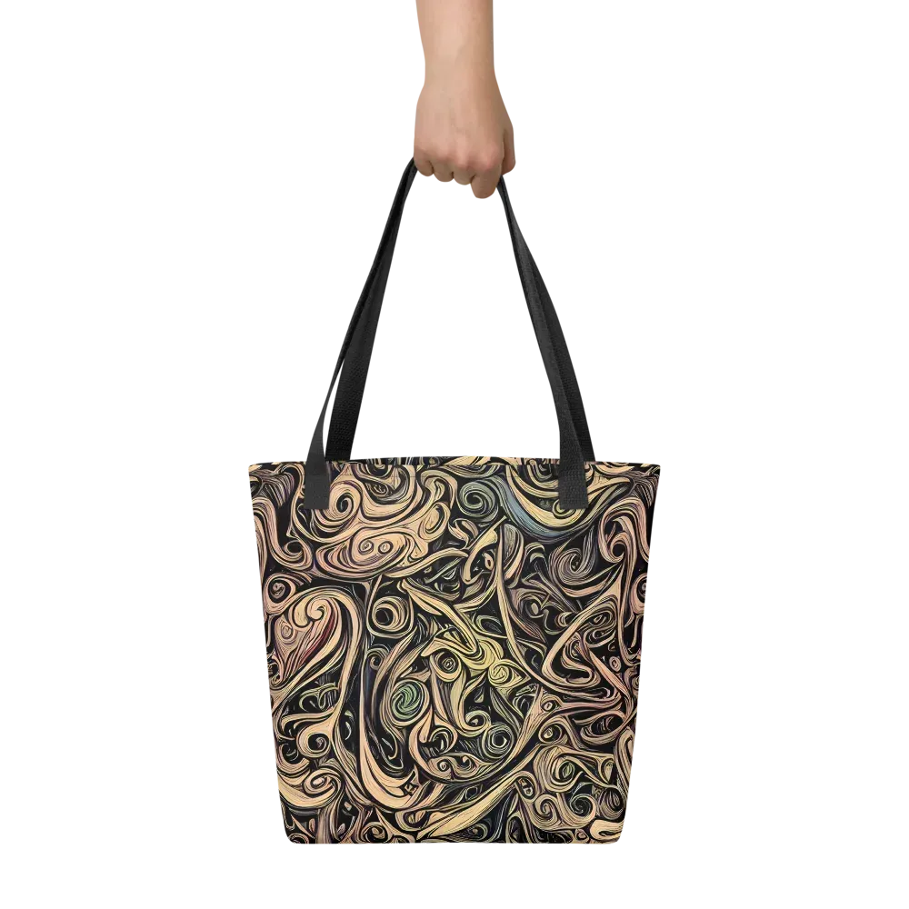 Gilded Whirl on Tote Bag — Front