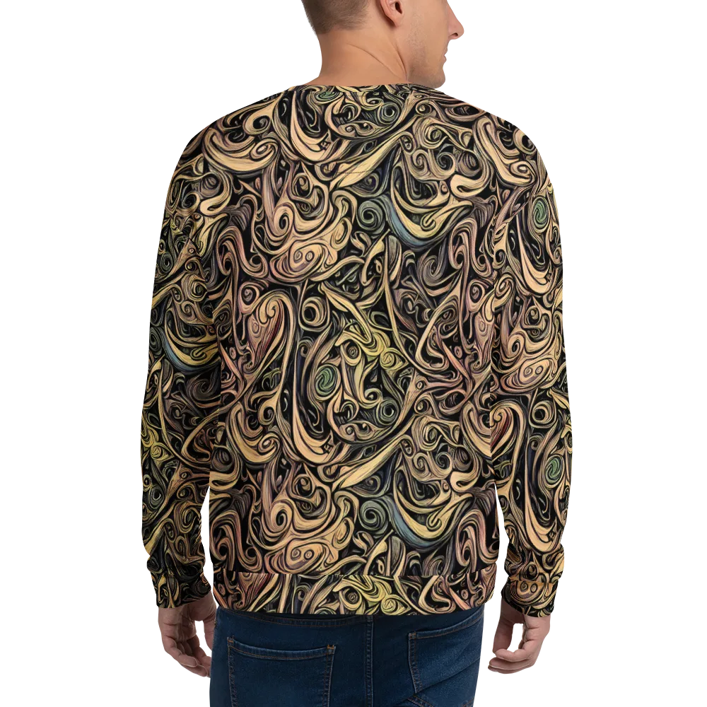 Gilded Whirl on Sweatshirt — Back