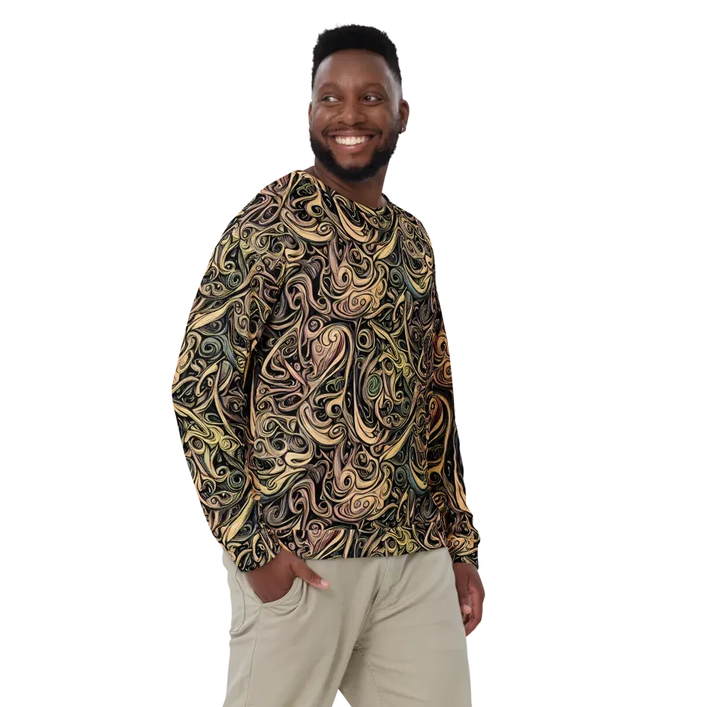 Gilded Whirl on Sweatshirt — Front
