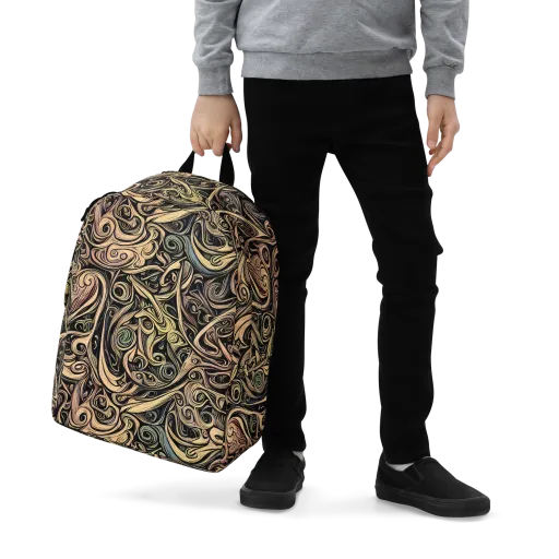 Gilded Whirl on a Minimalist Backpack