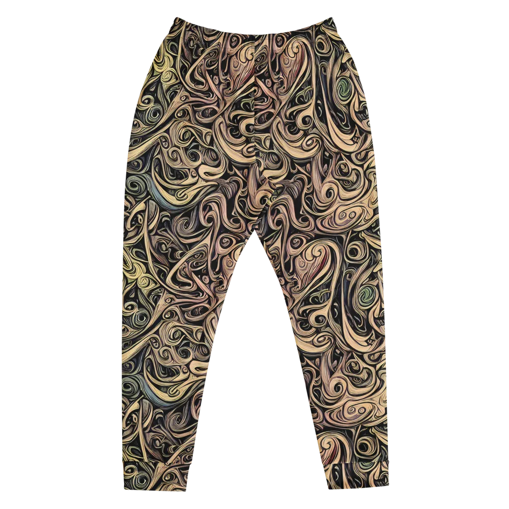 Gilded Whirl on Men's Joggers — Front