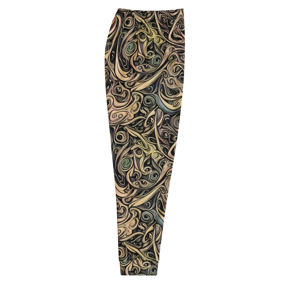 Gilded Whirl on Men's Joggers — Right