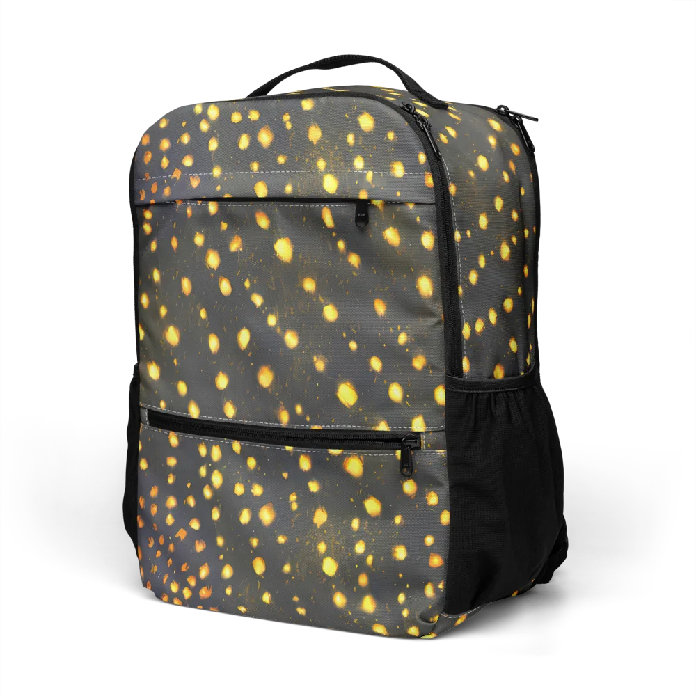 Golden Cinders on Utility Backpack — Left Front