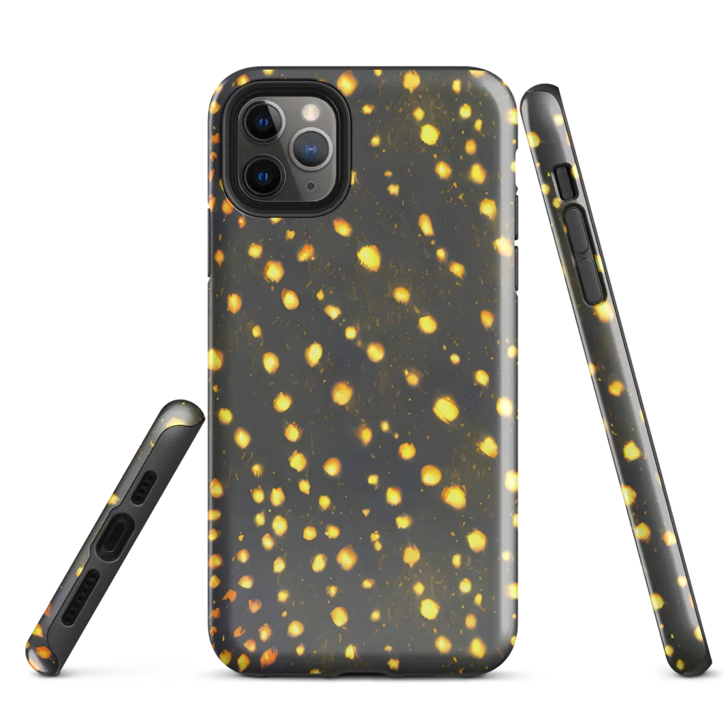 Golden Cinders on Tough Case for iPhone® — Front