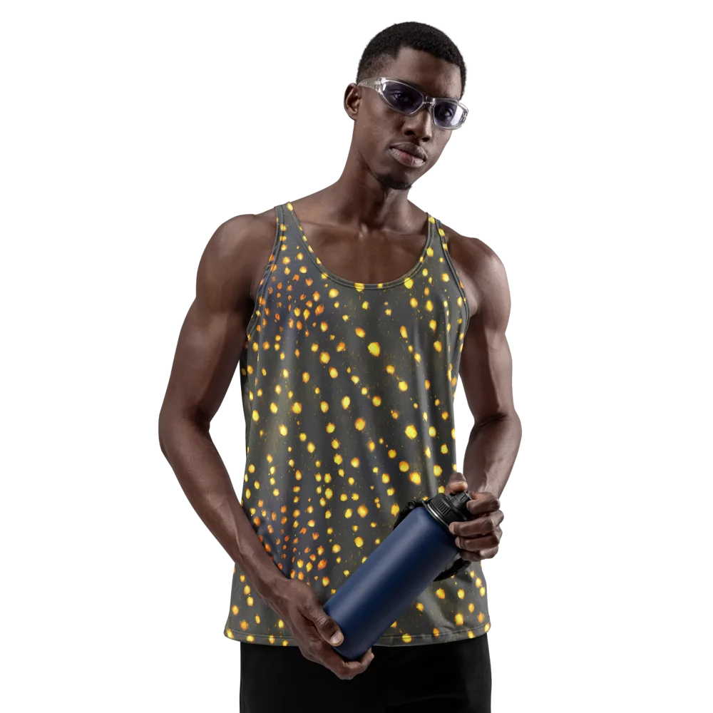 Golden Cinders on Men's Tank Top — Front