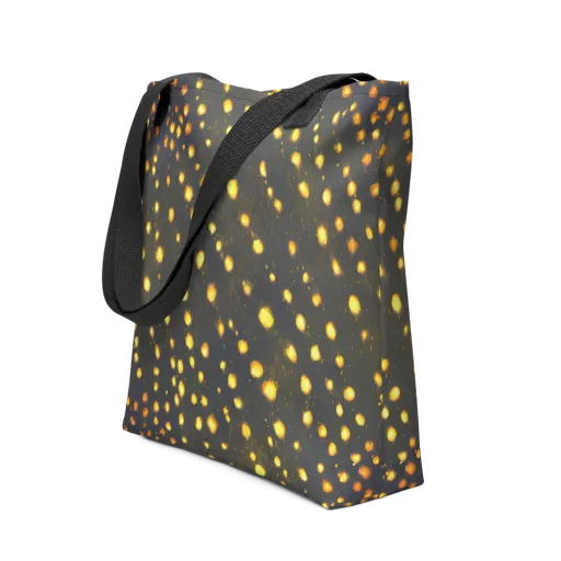 Golden Cinders on a Tote Bag