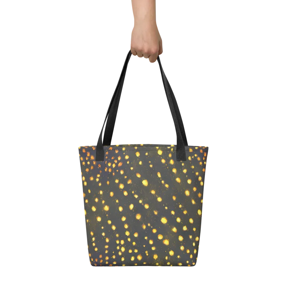 Golden Cinders on Tote Bag — Front
