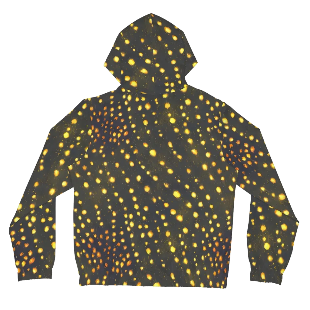 Golden Cinders on Women's Full-Zip Hoodie — Back