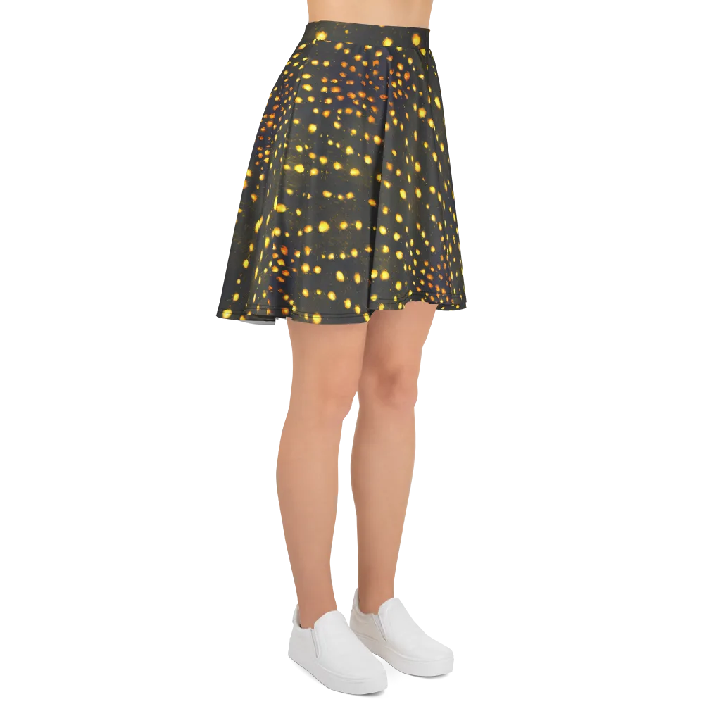 Golden Cinders on Skater Skirt — Right