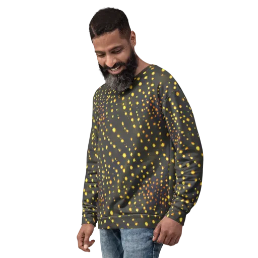 Golden Cinders on a Sweatshirt