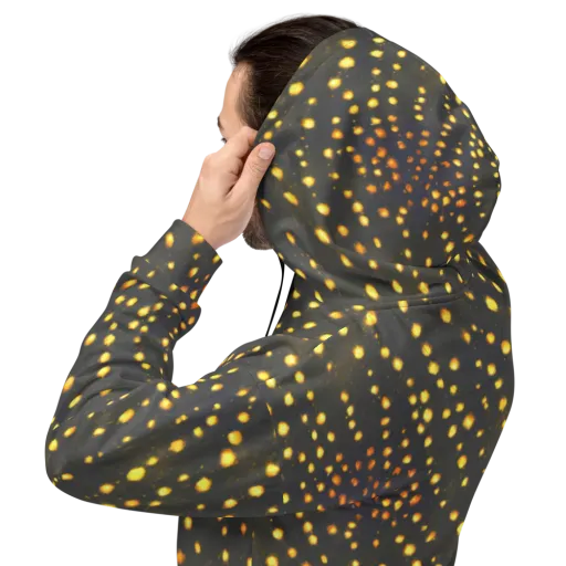 Golden Cinders on a Hoodie