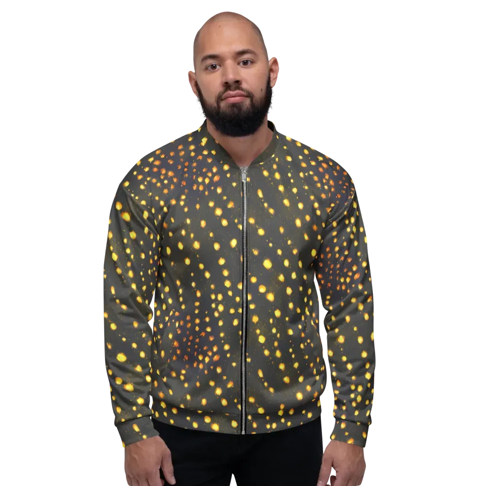 Golden Cinders on Bomber Jacket — Front