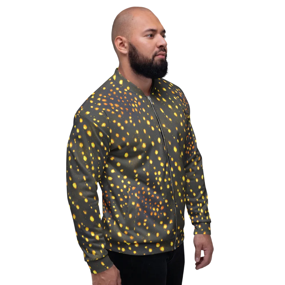Golden Cinders on Bomber Jacket — Right