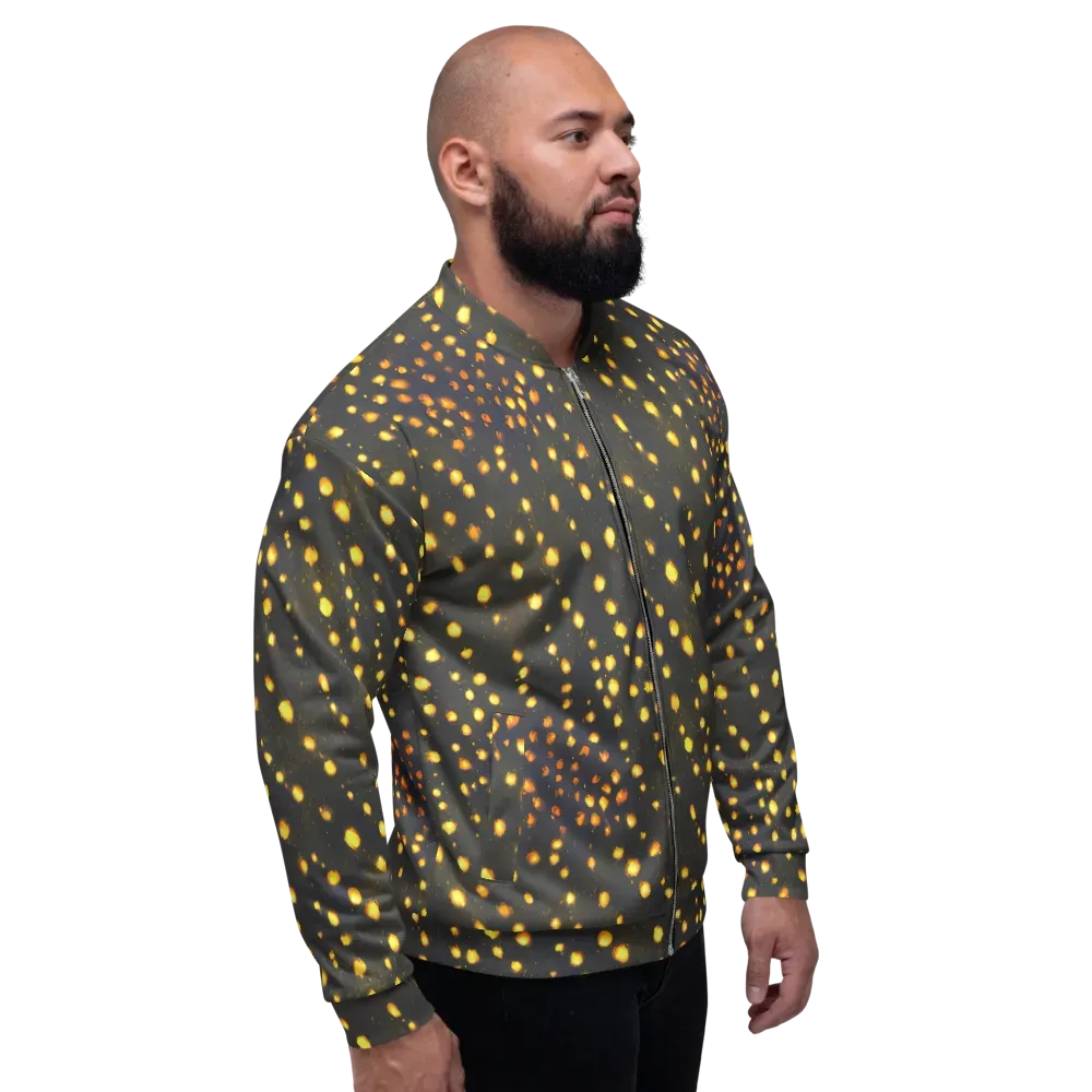 Golden Cinders on Bomber Jacket — Right
