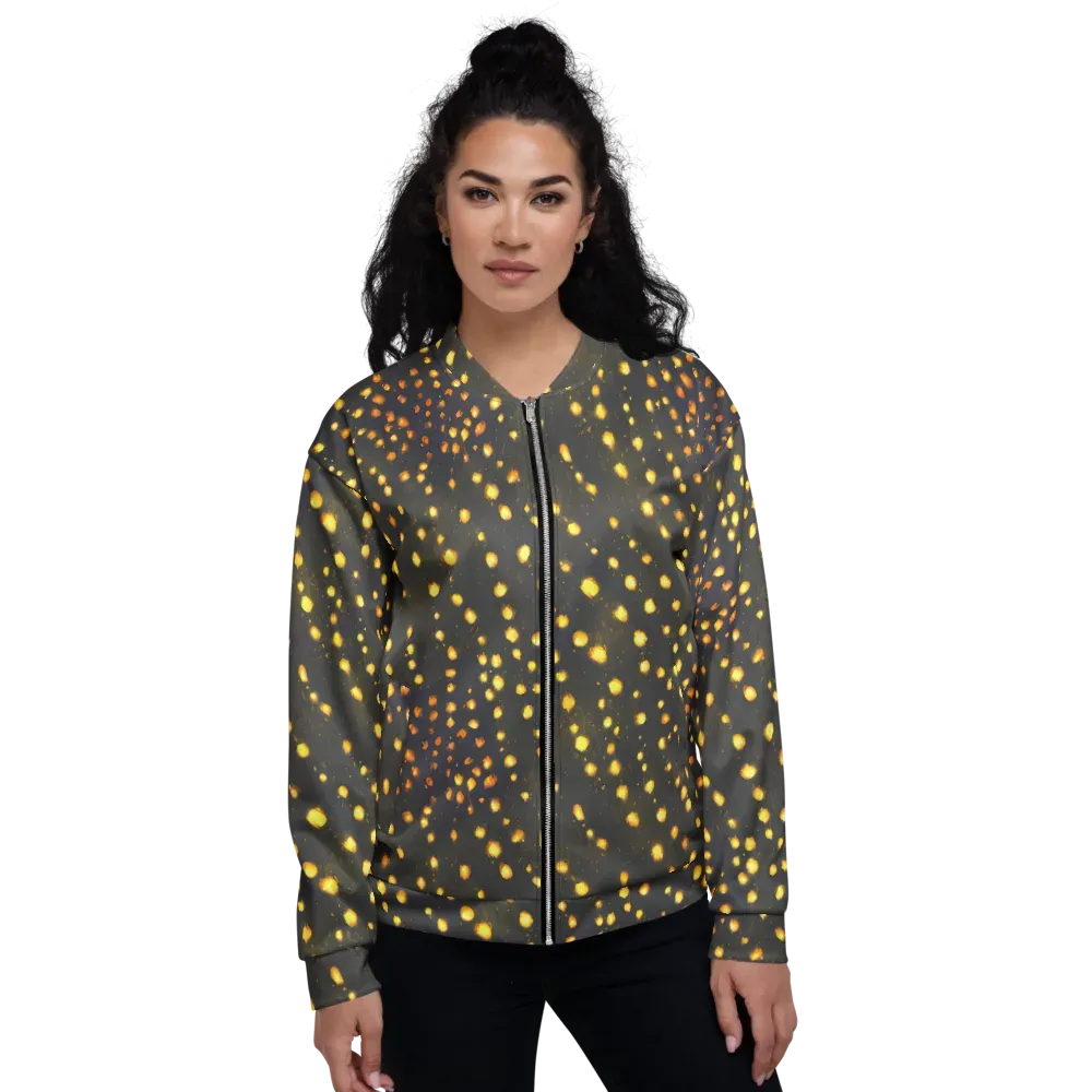 Golden Cinders on Bomber Jacket — Front