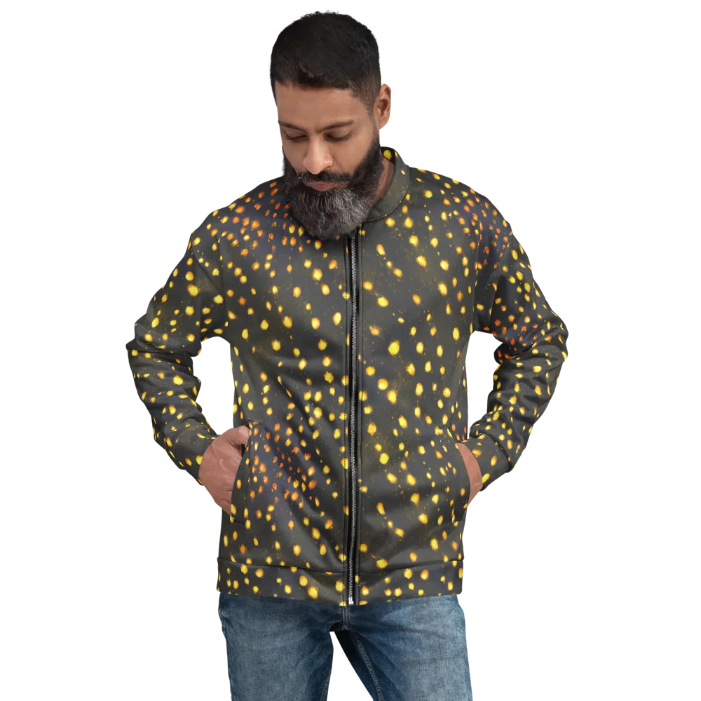 Golden Cinders on Bomber Jacket — Front