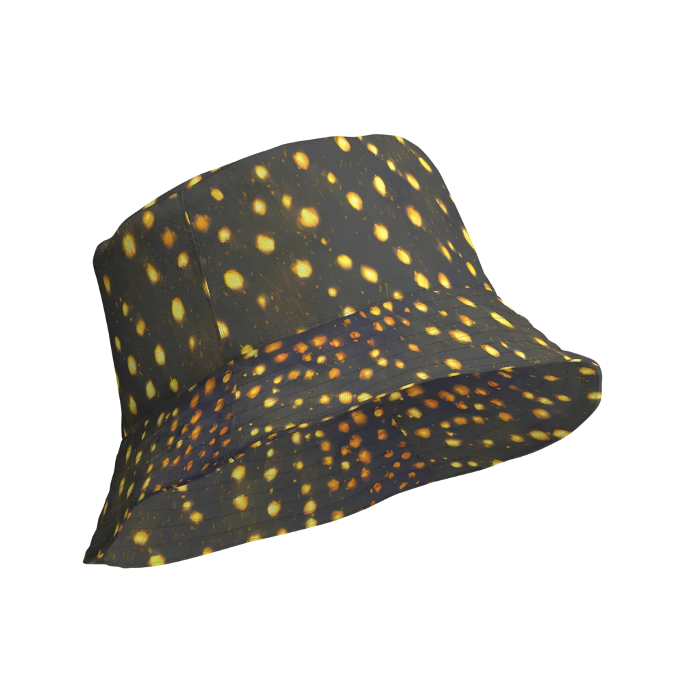 Golden Cinders on Reversible Bucket Hat — Product details Outside